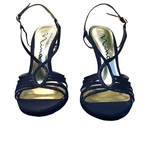 SOLD Nina "Clio" Black Heels Sz 10